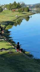 Late-night fishing and horse grazing observed in Da Lat