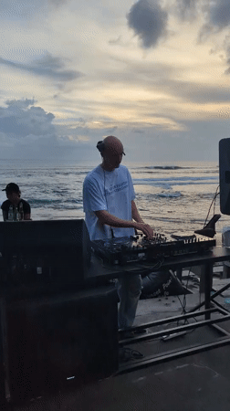 Beachside scenes documented across Bali morning hours May 1