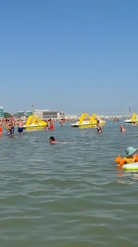 Packed summer morning at Gatteo Mare, Adriatic coast