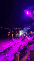Fireworks light up beachfront love celebration in Thailand