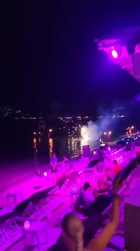 Fireworks light up beachfront love celebration in Thailand