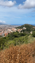 Witness documents Barcelona cityscape from elevated viewpoint over 28 minutes