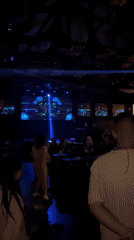 Nightclub scene captured in Tsarevo, Bulgaria early Saturday morning
