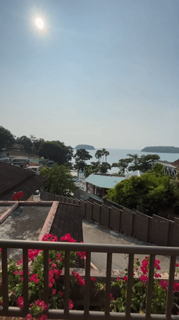 Morning resort scenes captured in Karon, Thailand