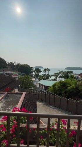 Morning resort scenes captured in Karon, Thailand