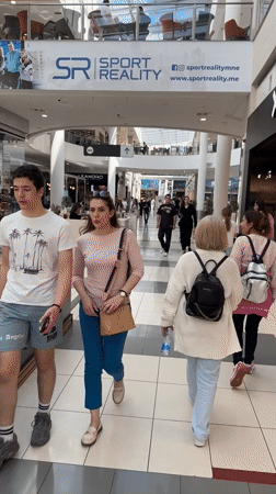 Daily life scenes captured in Podgorica shopping areas