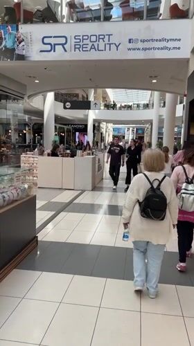 Daily life scenes captured in Podgorica shopping areas