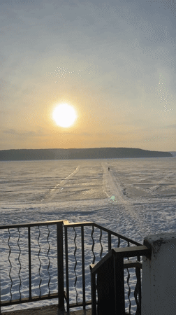 Early morning domestic scenes captured in Chaikovsky, Russia