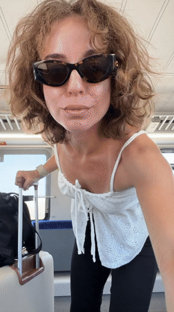 Traveling light isn't the move on this train ride