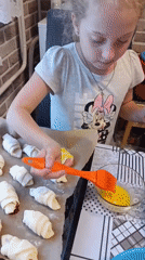 Homemade chocolate croissants, start to finish