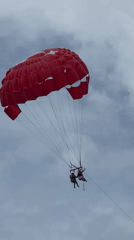 Parasailing and paragliding activities observed over Fethiye beaches