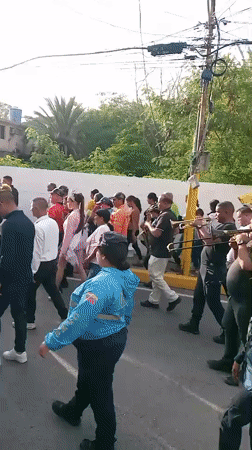 Street procession marks San Juan Bautista feast day in Venezuela