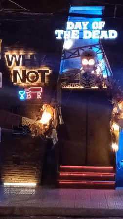 Nighttime scenes captured at Nha Trang entertainment district