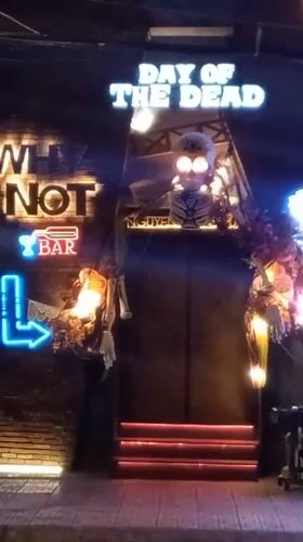 Nighttime scenes captured at Nha Trang entertainment district