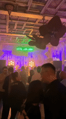 Nightclub scene captured at Electric Sound Garden in Moscow