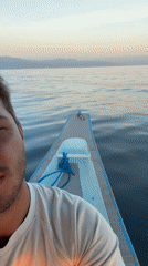 Sunset boat trip captured by witnesses in Indonesia