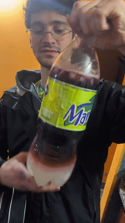 Evening snacks and beverages observed in Merlo, Argentina