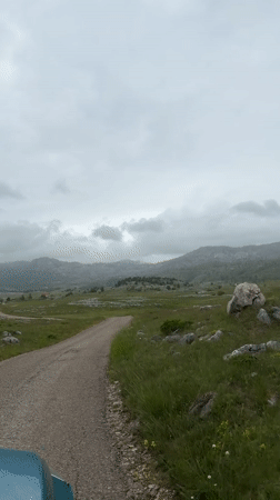 Panoramic views captured of Montenegro's mountainous Konjsko landscape