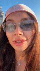 Couple Takes Selfies on Sunny Afternoon in Tel Aviv