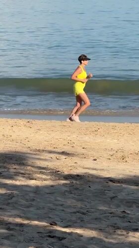 Everyday life along a Bali beach on a quiet morning