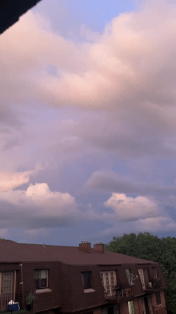 Dramatic Orange Skies Illuminate Glendale Heights Neighborhoods Early Morning