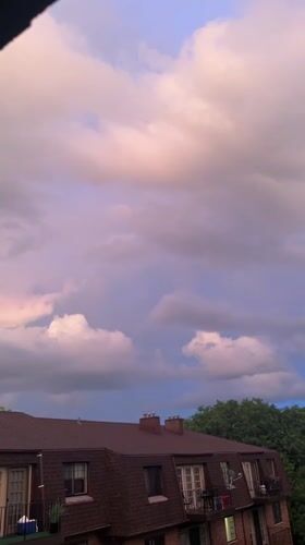 Dramatic Orange Skies Illuminate Glendale Heights Neighborhoods Early Morning