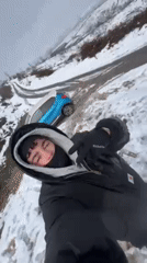 Beer cans litter snowy Portuguese mountains during winter gathering
