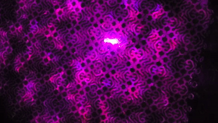 Electronic light display event documented in Winters, Texas