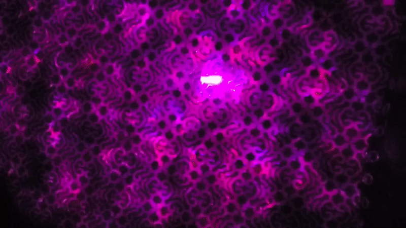 Electronic light display event documented in Winters, Texas