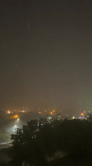 Evening storm brings flooding, lightning to unidentified city