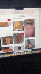 UK resident documents selfies, tattoo browsing in afternoon session