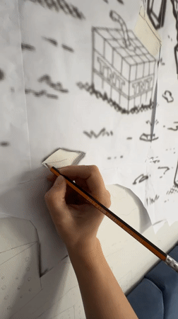 Domestic moments captured in Budva: breakfast, art, children's activities