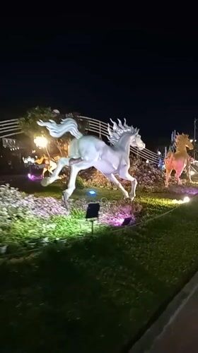 Nighttime scenes captured around illuminated attractions in Nha Trang