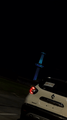 White Renault spotted at night in Buenos Aires