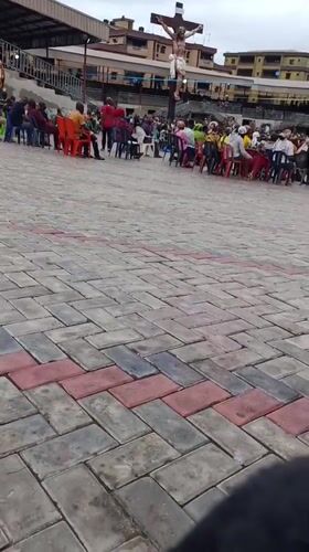 Religious gathering draws crowds to outdoor venue in Onitsha