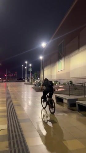 Late-night urban exploration through Arica, Chile shopping and streets