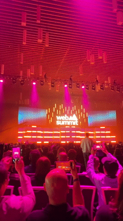 Web Summit conference draws attendees in Vancouver overnight session