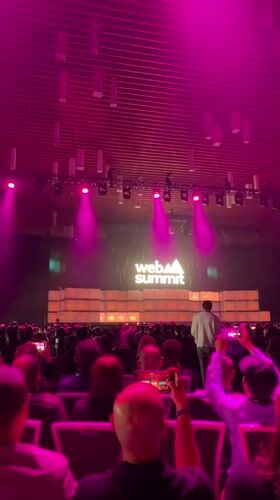 Web Summit conference draws attendees in Vancouver overnight session