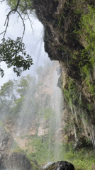 Witness documents waterfall and landscape in Razhdavitsa, Bulgaria