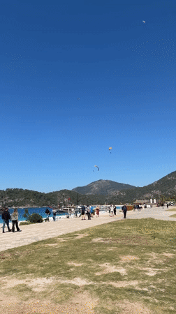 Morning beach scenes captured across Fethiye's Mediterranean coastline