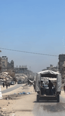 Gaza residents maintain daily life amid widespread urban destruction