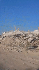 Extensive building destruction documented in Gaza footage