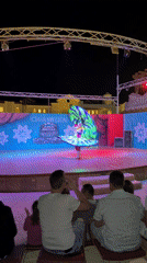 Evening dining and social activities at Egyptian resort captured