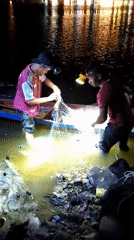 Evening waterfront life documented across Lhokseumawe, Indonesia