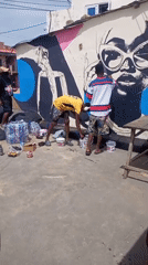 Community art and soccer activities captured in Jos, Nigeria
