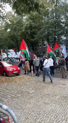 Pro-Palestinian march winds through Berlin streets