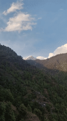 Mountain landscapes and temple scene documented in Dharamkot-Bhagsu, India