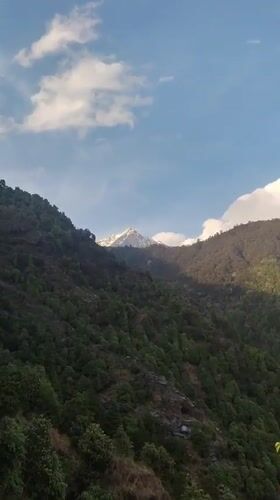 Mountain landscapes and temple scene documented in Dharamkot-Bhagsu, India