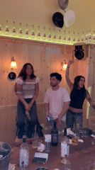 Restaurant dining scene documented in Tel Aviv