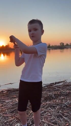 Evening leisure moments captured near Borovoye Matyushino lake